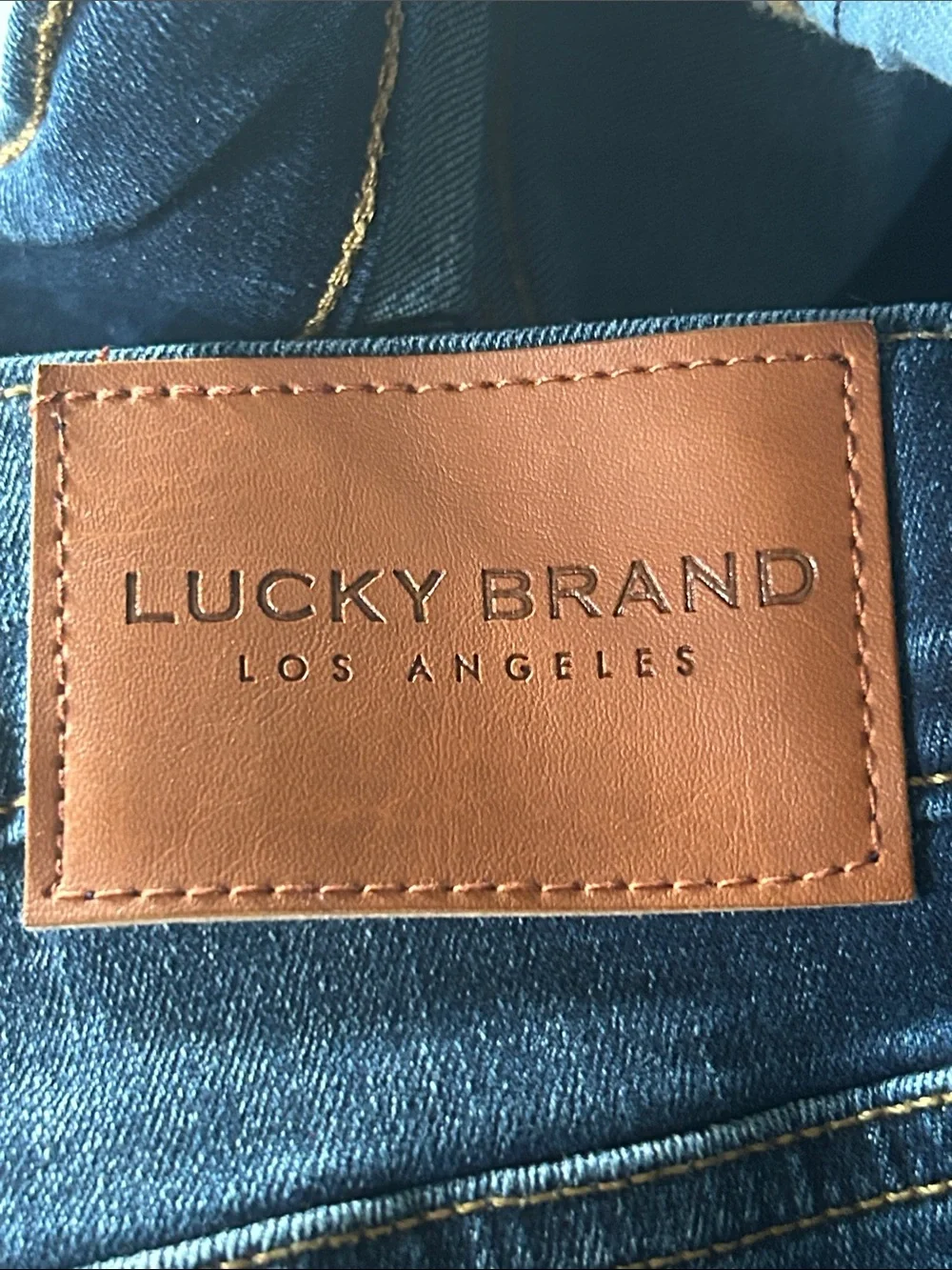 Lucky Brand Men's Straight Jeans in Dark Blue Wash
